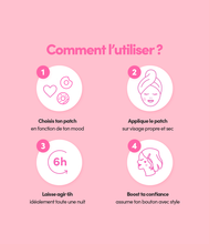 24 Patchs Boutons donuts