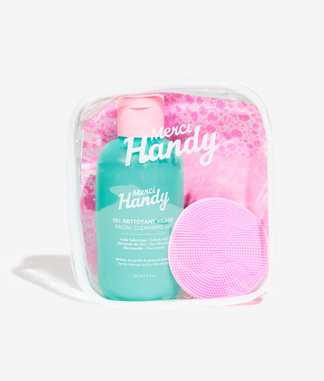 🎁 Gel nettoyant visage + brosse exfoliante (100% off)