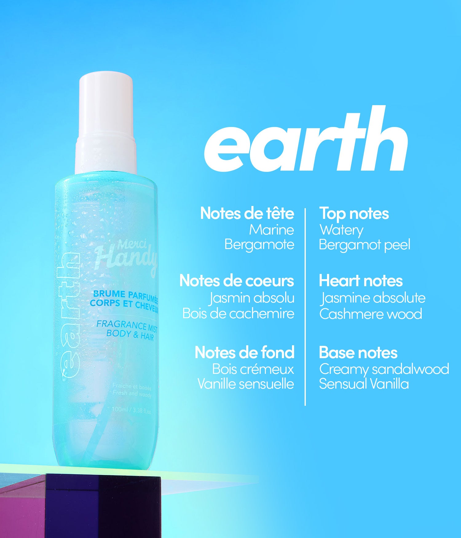 Brume Corps et Cheveux EARTH – Merci Handy FR