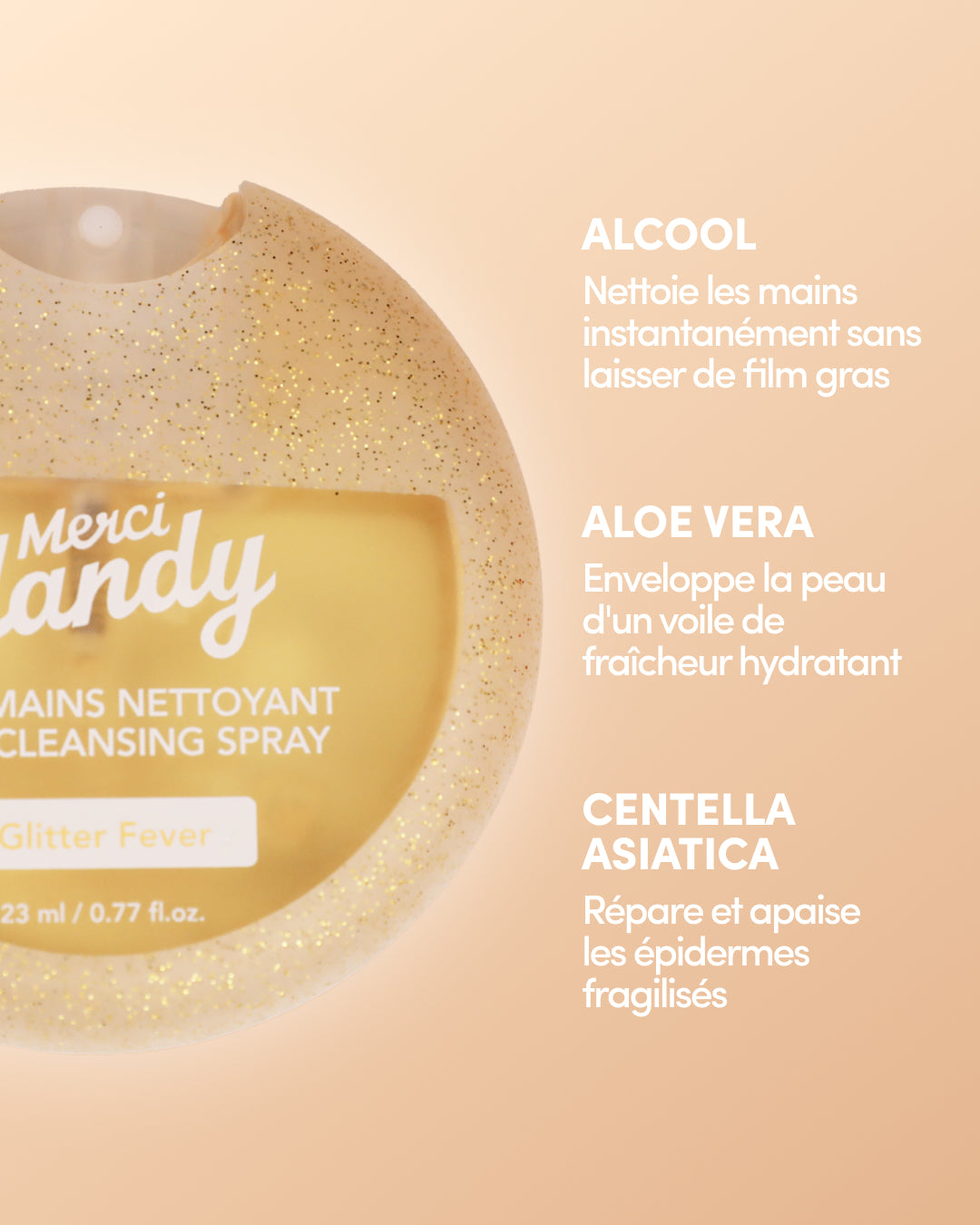Spray Mains Nettoyant Glitter Fever