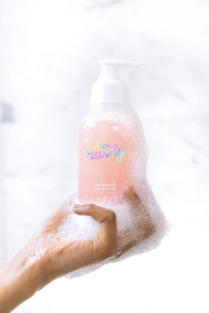 Gel douche rechargeable